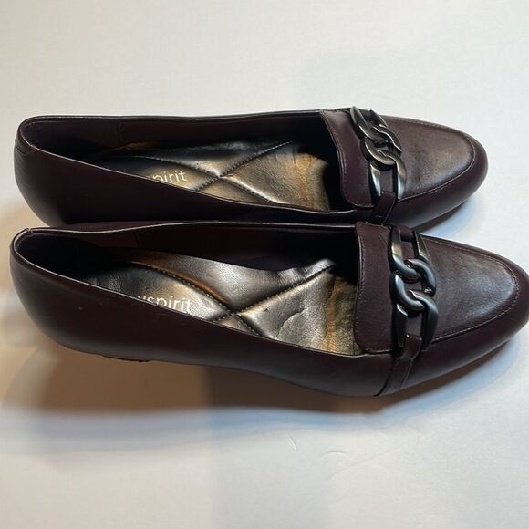 Easy spirit, women’s leather slip on block heel shoes size 7 Esumandra - Picture 3 of 13